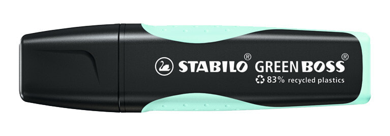 STABILO GREEN BOSS Pastel маркер Скошенный наконечник Бирюзовый 106070113