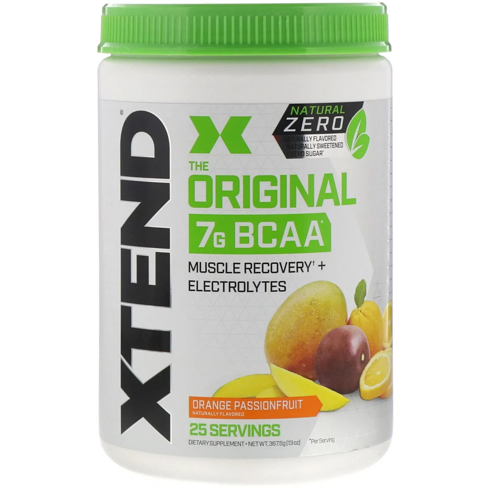 Xtend, The Original 7G BCAA, Natural Zero, Strawberry Kiwi Splash, 13 oz (367.5 g)