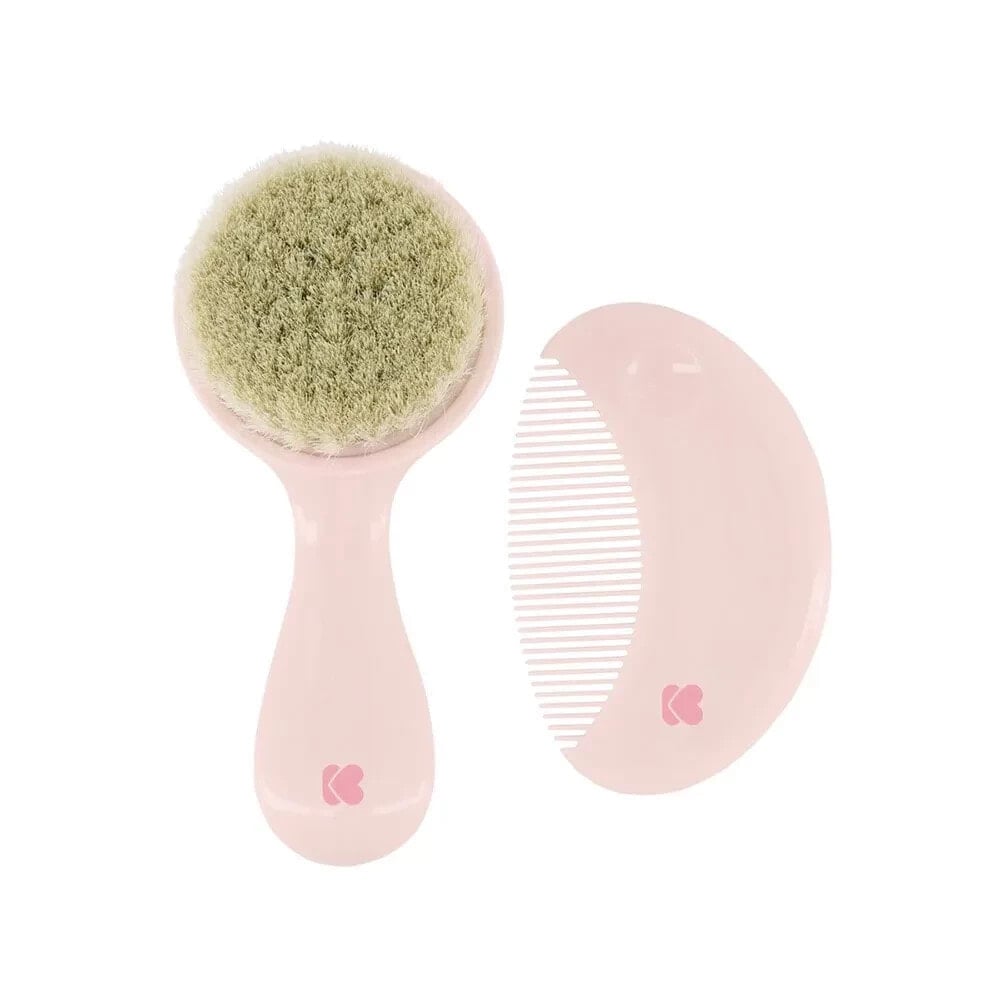 KIKKABOO Peine And Brush With Natural Bristles Savanna