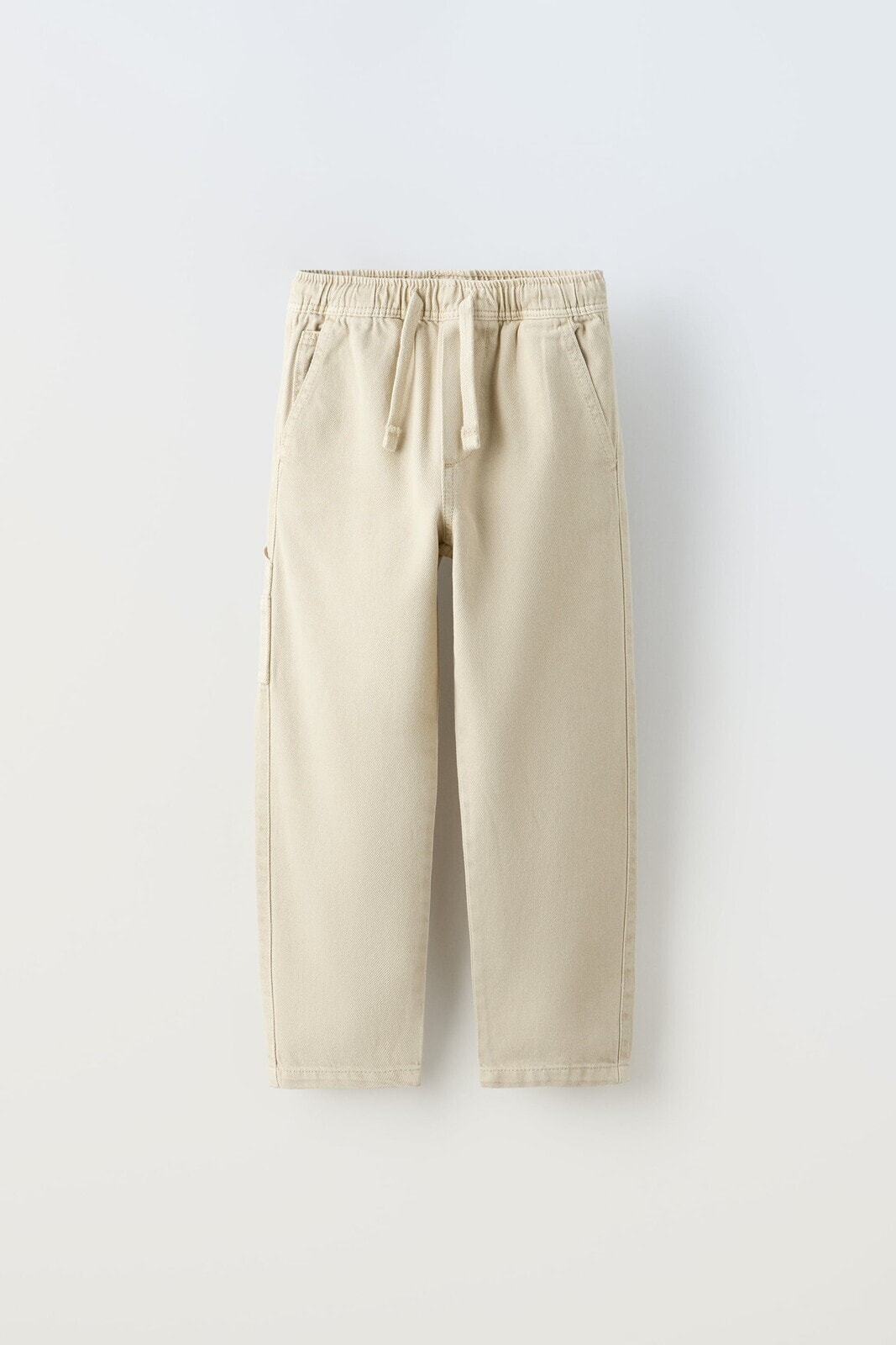 Flowing twill trousers