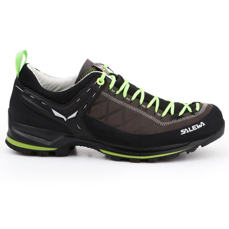 Мужские кроссовки спортивные треккинговые черные коричневые текстильные низкие демисезонные  Salewa MS MTN Trainer 2 LM 61357-0471 trekking shoes
