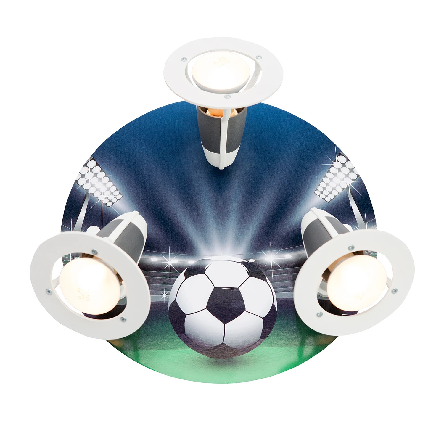 Потолочный светильник Elobra с принтом футбольного поля