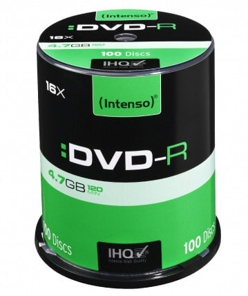 Intenso DVD-R 4.7GB 4,7 GB 100 шт 4101156