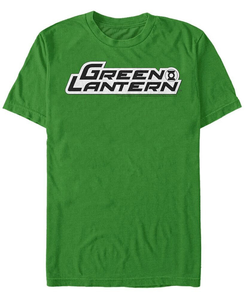 Dc Men's Green Arrow Text Logo Short Sleeve T-Shirt
