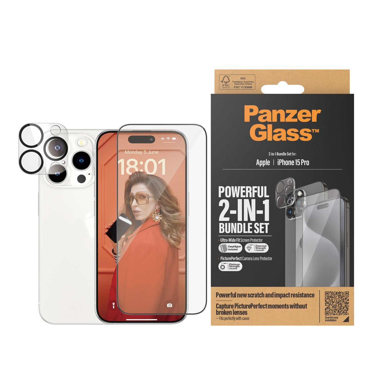 PanzerGlass B1137+2810 защитная пленка / стекло для мобильного телефона Прозрачная защитная пленка Apple 1 шт