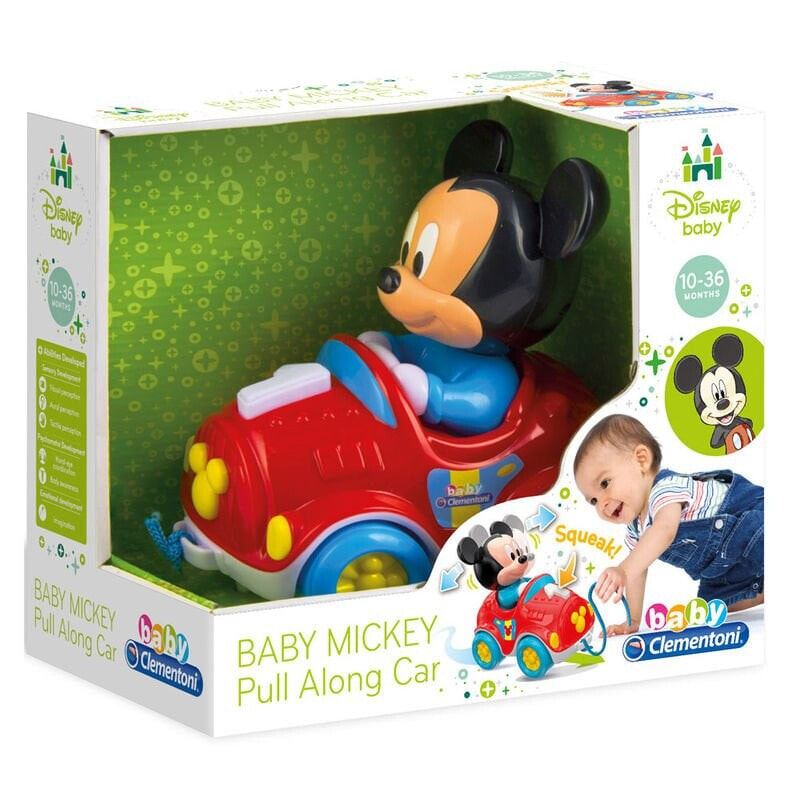 CLEMENTONI Disney Mickey Pull Along Car