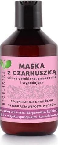 Маска или сыворотка для волос Bioelixire Maska do włosów zniszczonych i wypadających Czarnuszka 300ml