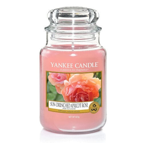 Yankee Candle Sun-Drenched Apricot Rose Scented Candle Ароматическая свеча с ароматом абрикоса и розы  623 г