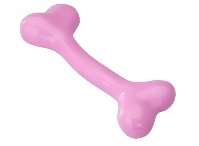 EBI Toy Rubber Bone Pink / Strawberry S 14.75cm