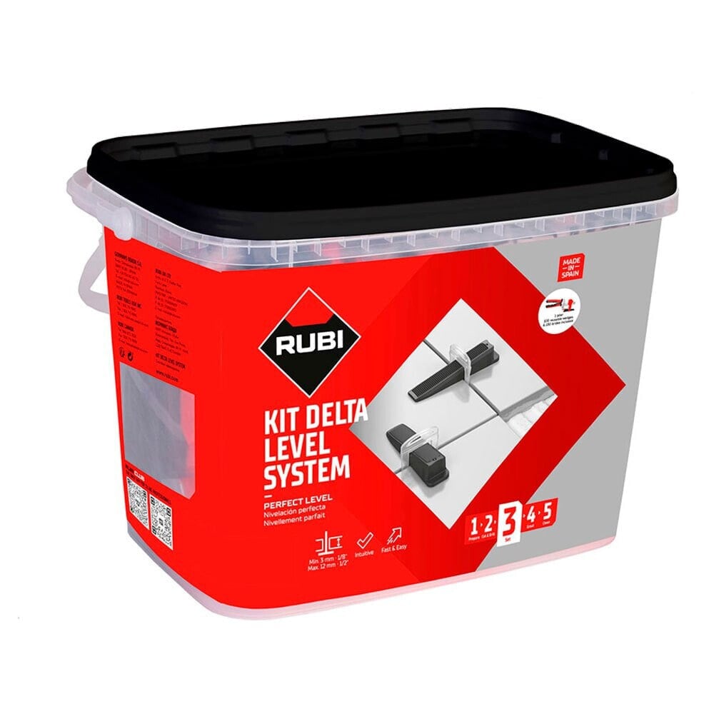 RUBI Delta Level System 3-12 mm Tile Installation Kit