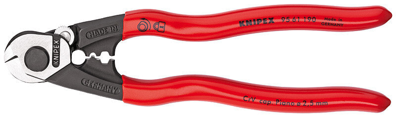 Ножницы для резки проволочных тросов Knipex 95 61 190 190 мм