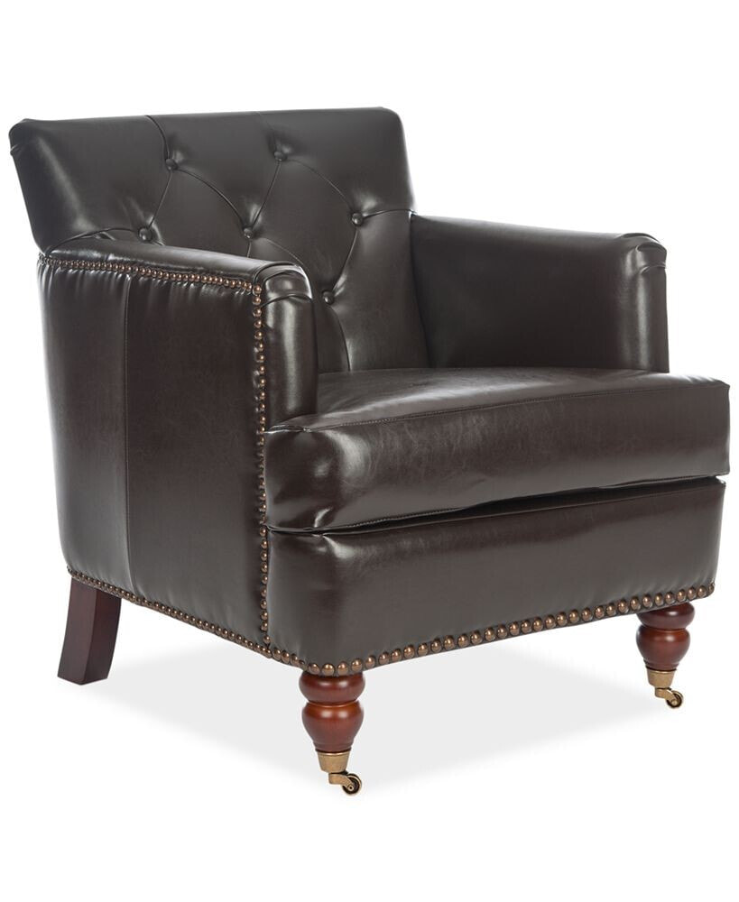 Safavieh amsterdam Faux Leather Tufted Chair