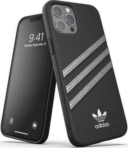 чехол силиконовый черный iPhone 12 Pro Max adidas