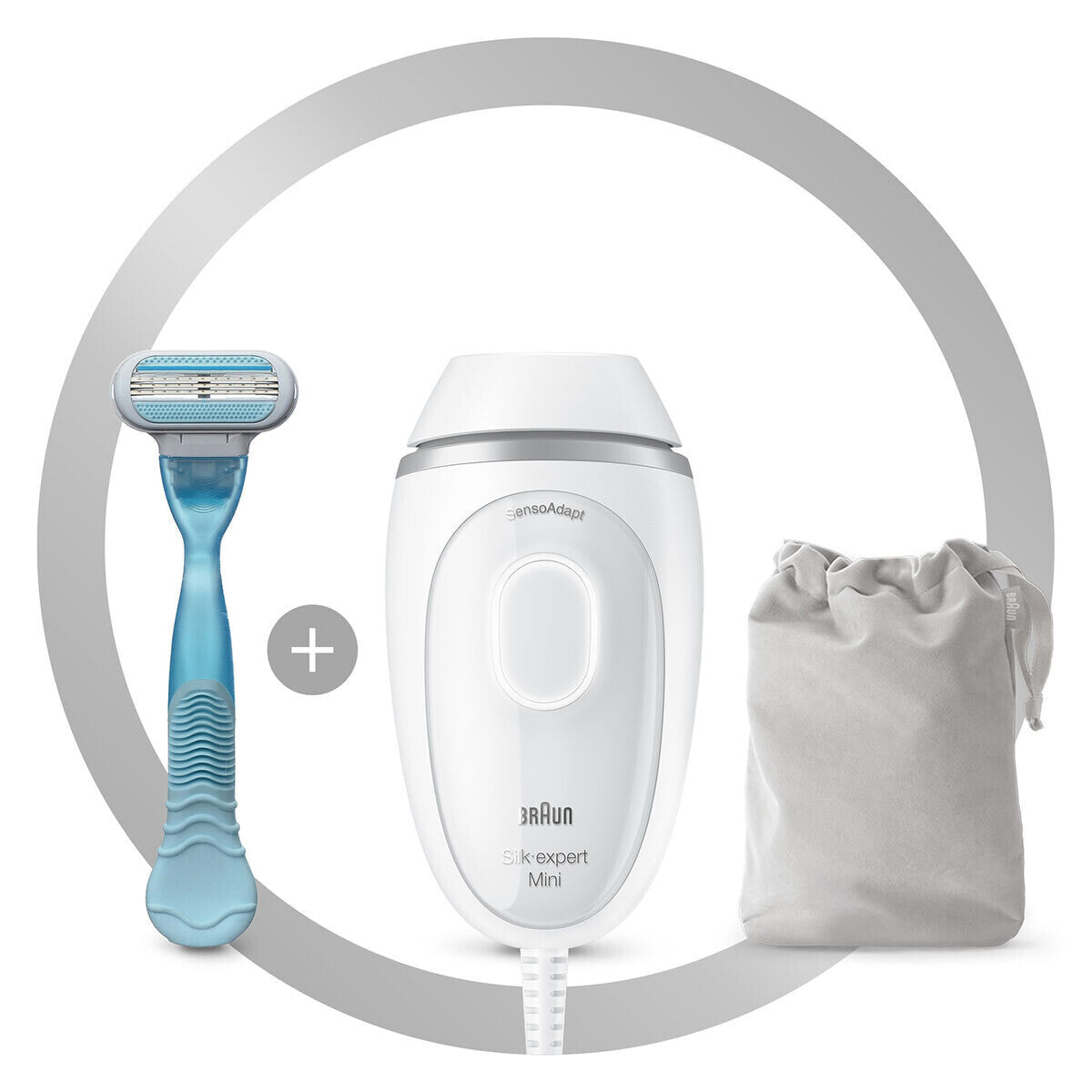 Intense Pulsed Light Hair Remover with Accessories Braun Mini PL1124