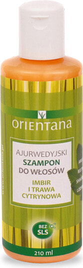 Шампунь для волос Orientana Ajurwedyjski szampon IMBIR I TRAWA CYTRYNOWA 210 ml