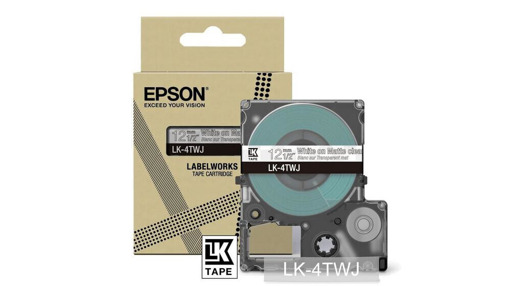 Epson LK-4TWJ Черный, Прозрачный C53S672068