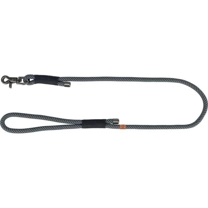 TRIXIE Soft Rope-Leine SXL: 1 m 10 mm Schwarz und Grau