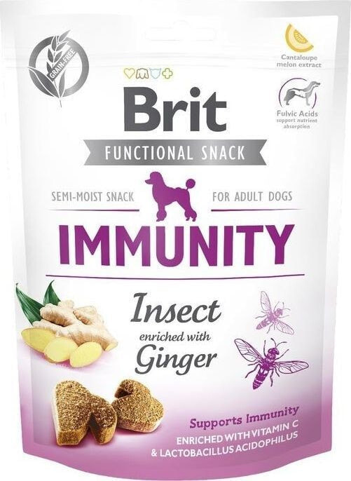 Лакомство для собак Brit Brit Functional Snack Immunity Insect 150g
