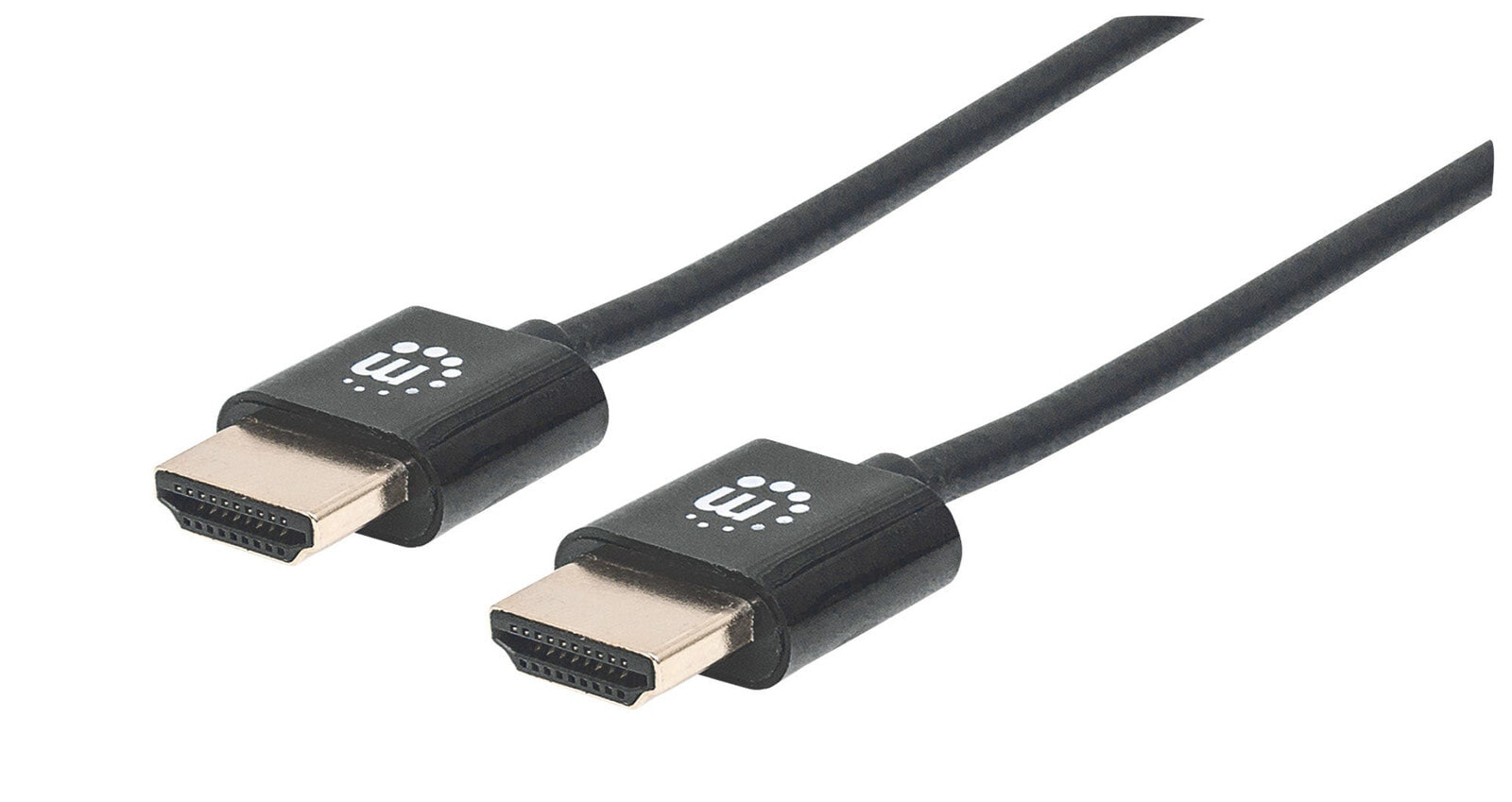 Manhattan 394352 HDMI кабель 1 m HDMI Тип A (Стандарт) Черный