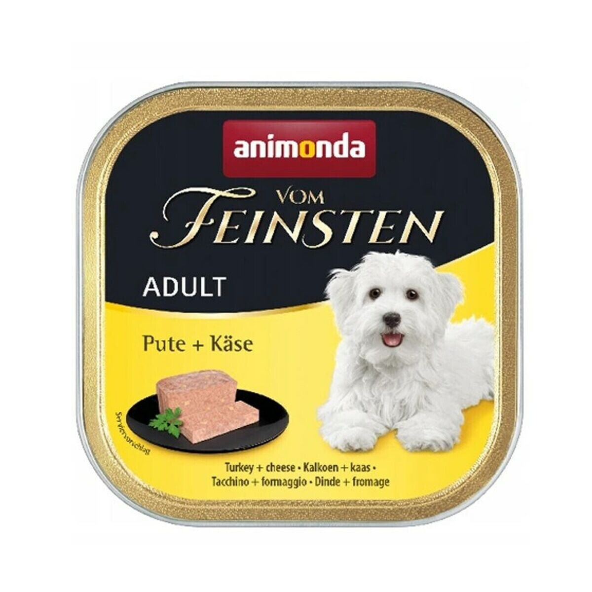 Wet food Animonda Vom Feinsten Cheese Turkey 150 g