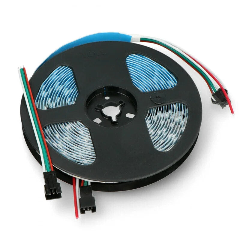 RGB LED strip SK6812 - digital, addressable - IP30 60 LED/m, 5V - 5m - white