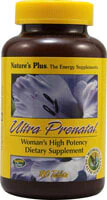 NaturesPlus Ultra Prenatal Пренатальный комплекс с витаминами, минералами и аминокислотами  180 таблеток