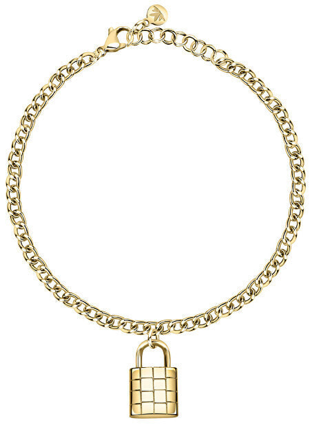 Luxury gold plated bracelet in steel Abbraccio SAUB17