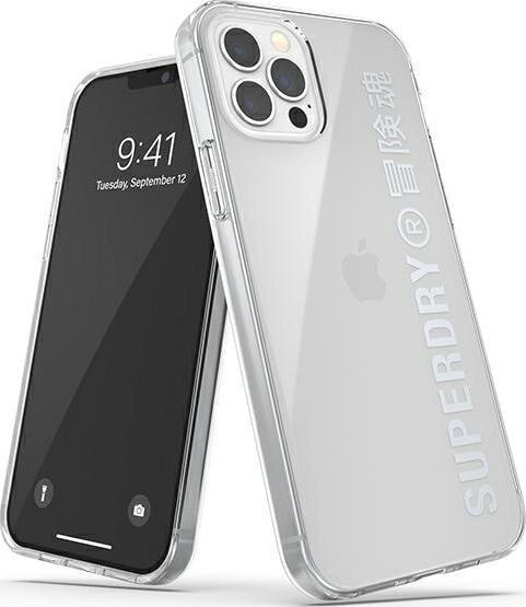 чехол силиконовый прозрачный iPhone 12/12 Pro Superdry