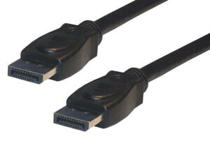 MCL Samar MCL Cable Display Port - 3 m - DisplayPort - DisplayPort - Black - 10.8 Gbit/s - Male/Male