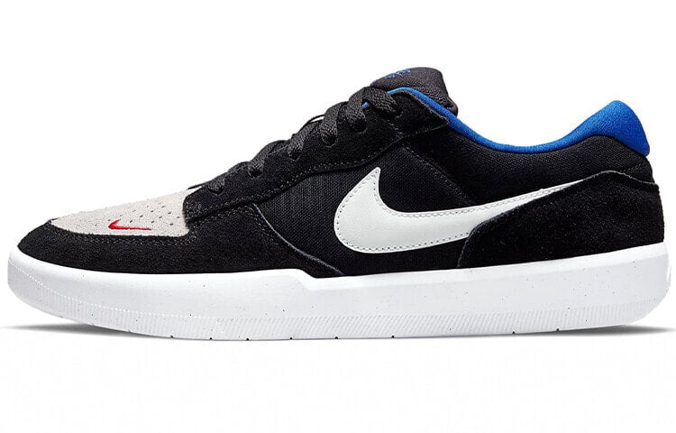 Nike SB Force 58 防滑耐磨 低帮 板鞋 男女同款 黑白蓝 / Кроссовки Nike SB Force 58 CZ2959-002