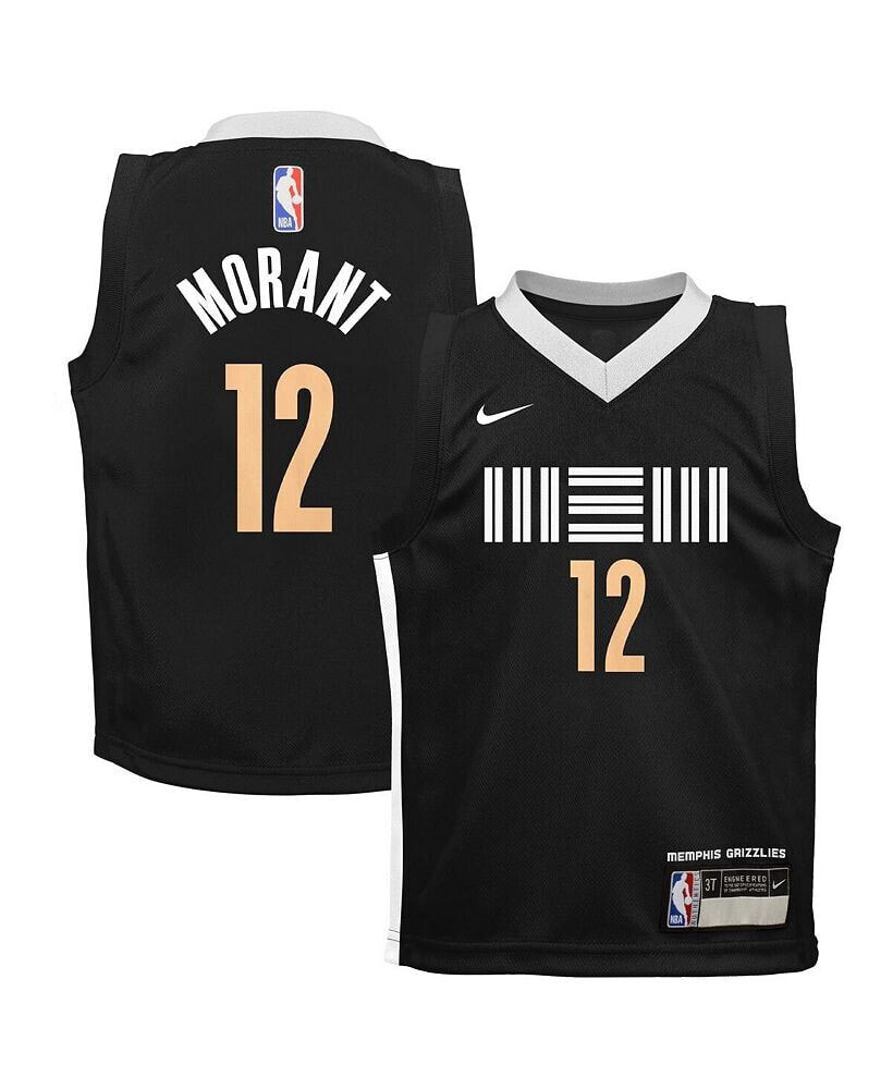 Nike toddler Boys Ja Morant Black Memphis Grizzlies 2023/24 Swingman Replica Jersey - City Edition