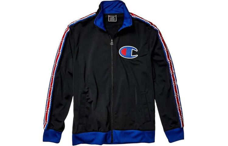 Champion 运动宽松适中夹克 美版 男女同款 黑色 / Куртка Champion V3377-HHT Trendy_Clothing Featured_Jacket