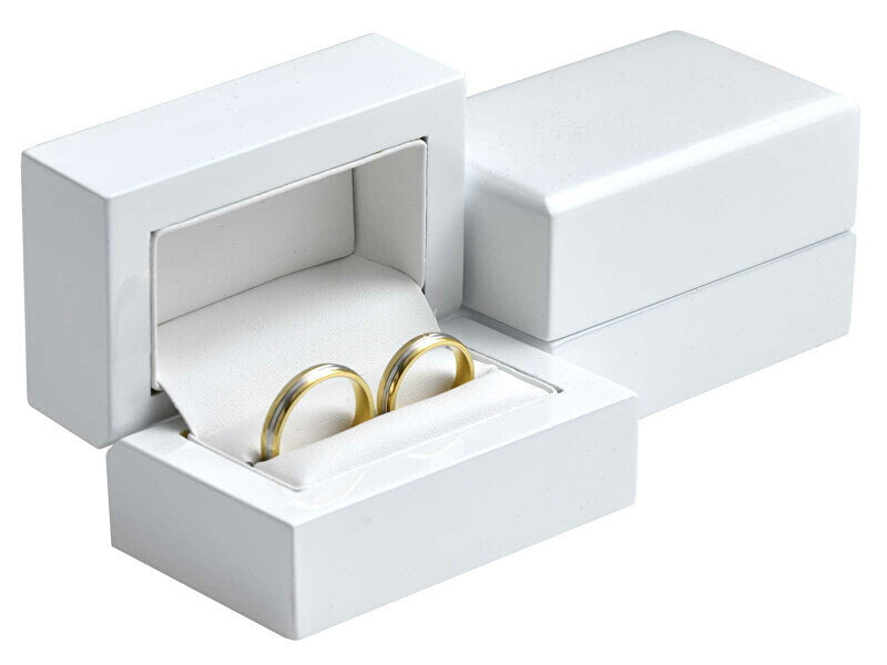 White wooden box for wedding rings DD-3/A1