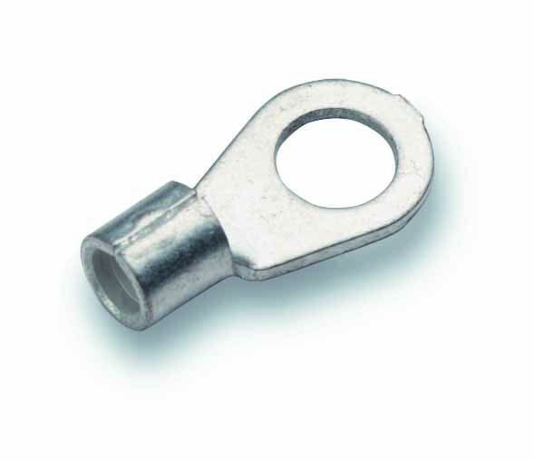 Cimco 180444 - Ring terminal - Tin - Straight - Metallic - 16 mm² - 1.3 cm