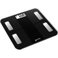 Oromed ORO-SCALE BLUETOOTH BLACK - Electronic personal scale - 180 kg - 100 g - kg - Square - Black