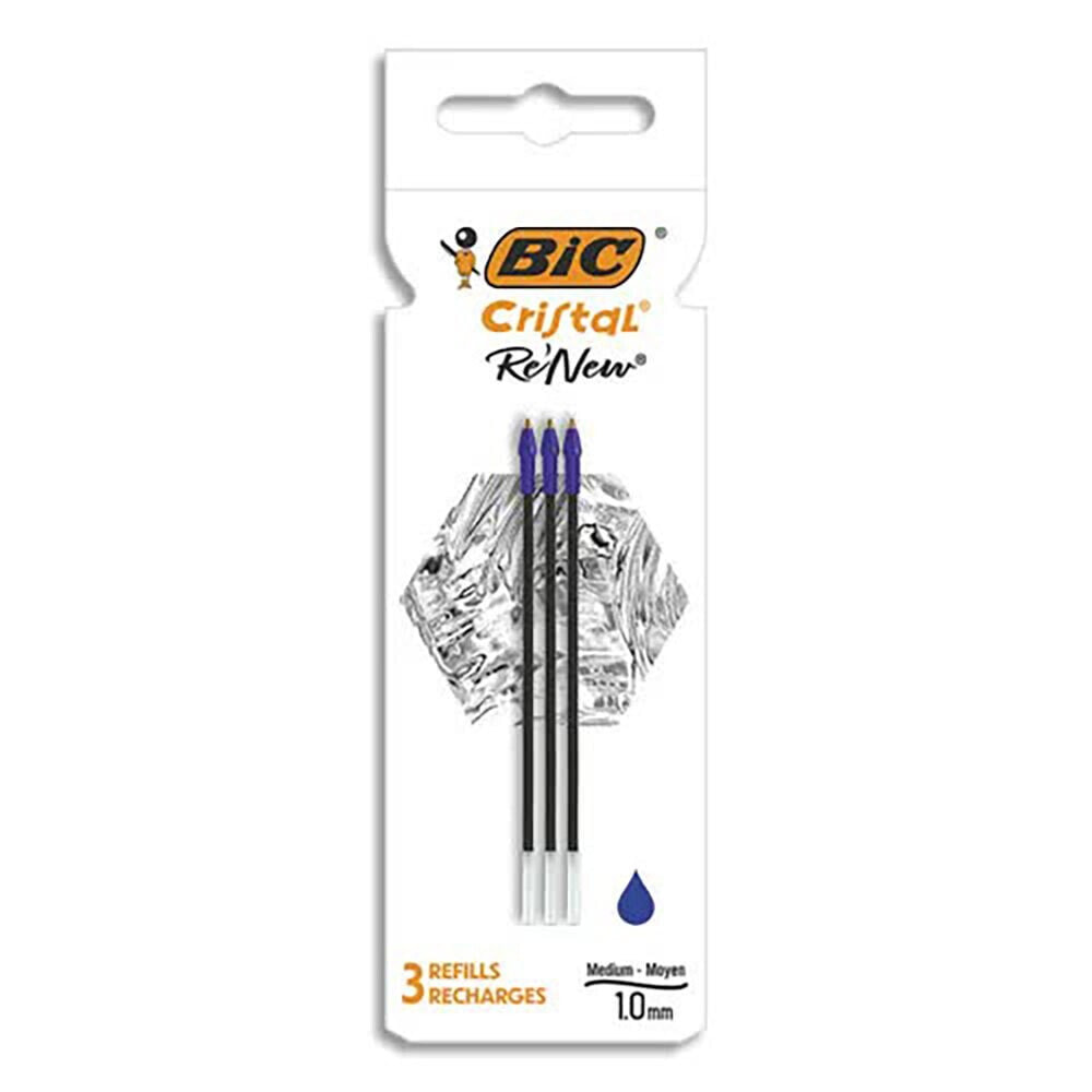 BIC Cristal Ren´new Pen Refills 3 Units