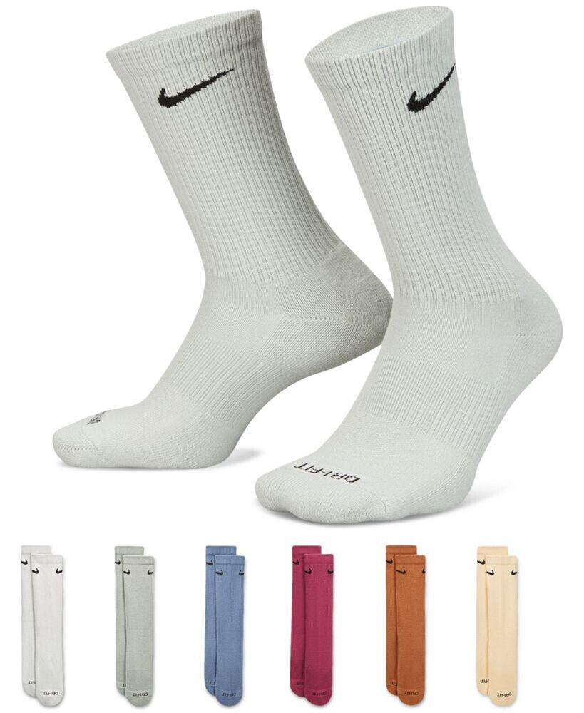 Nike men's Everyday Plus Cushioned Training Crew Socks (6 Pairs)