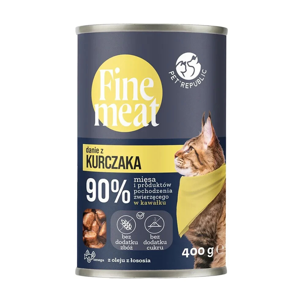 PET REPUBLIC Fine meat chicken dish wet cat food 400g