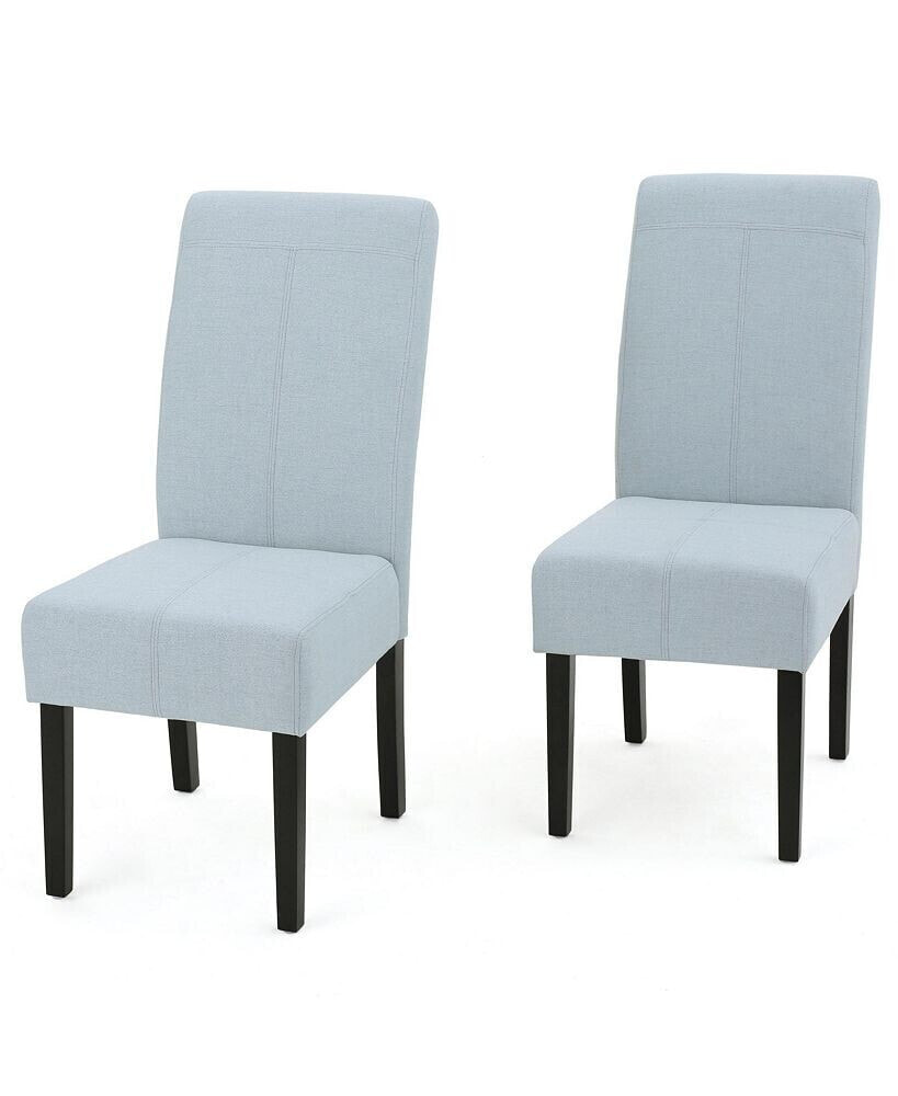 Noble House pertica Light Sky Dining Chairs Set, 2 Piece