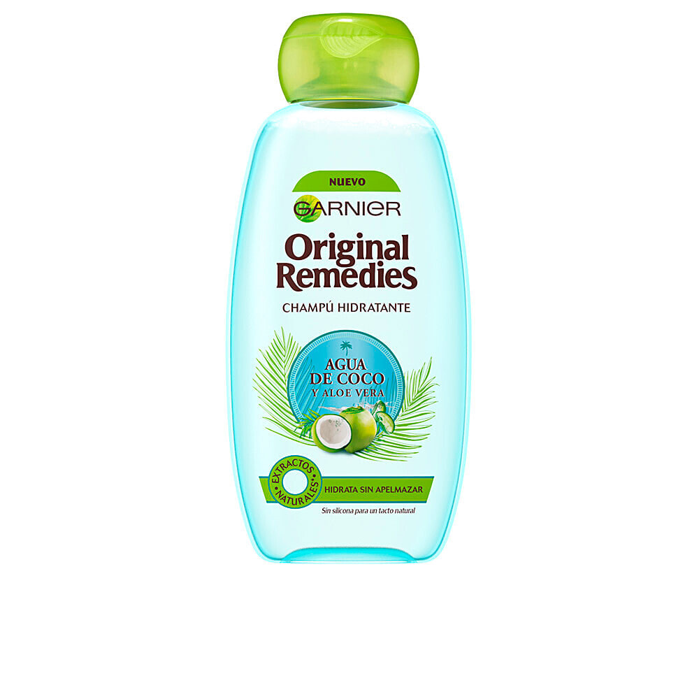 Garnier Original Remedies Coconut Water Shampoo Увлажняющий шампунь с кокосовой водой и алоэ вера 300 мл