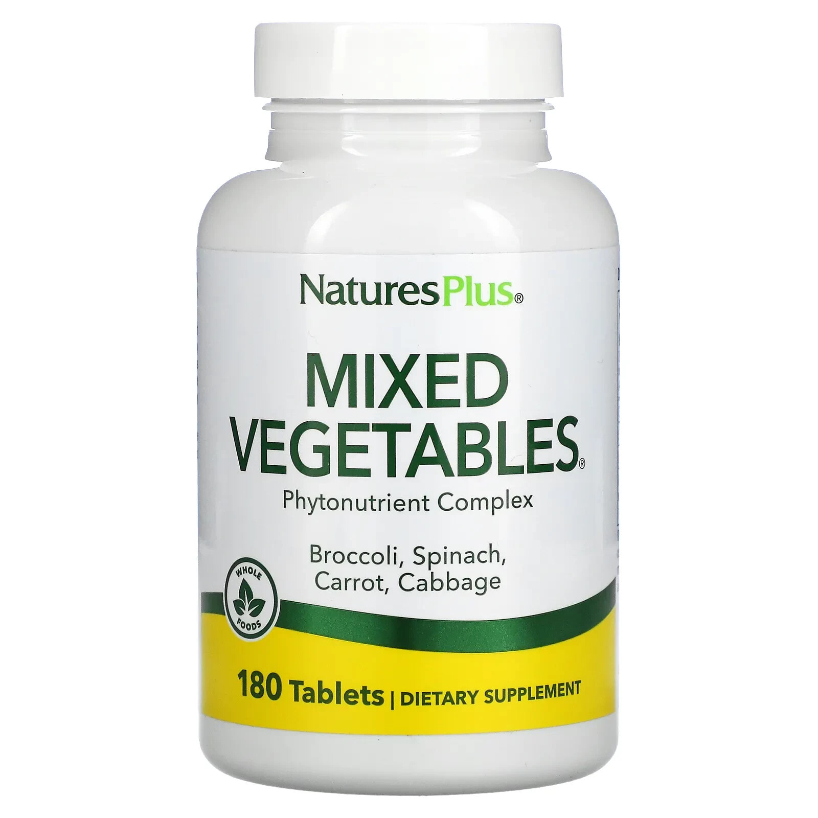 Натурес Плюс, Mixed Vegetables, 180 таблеток