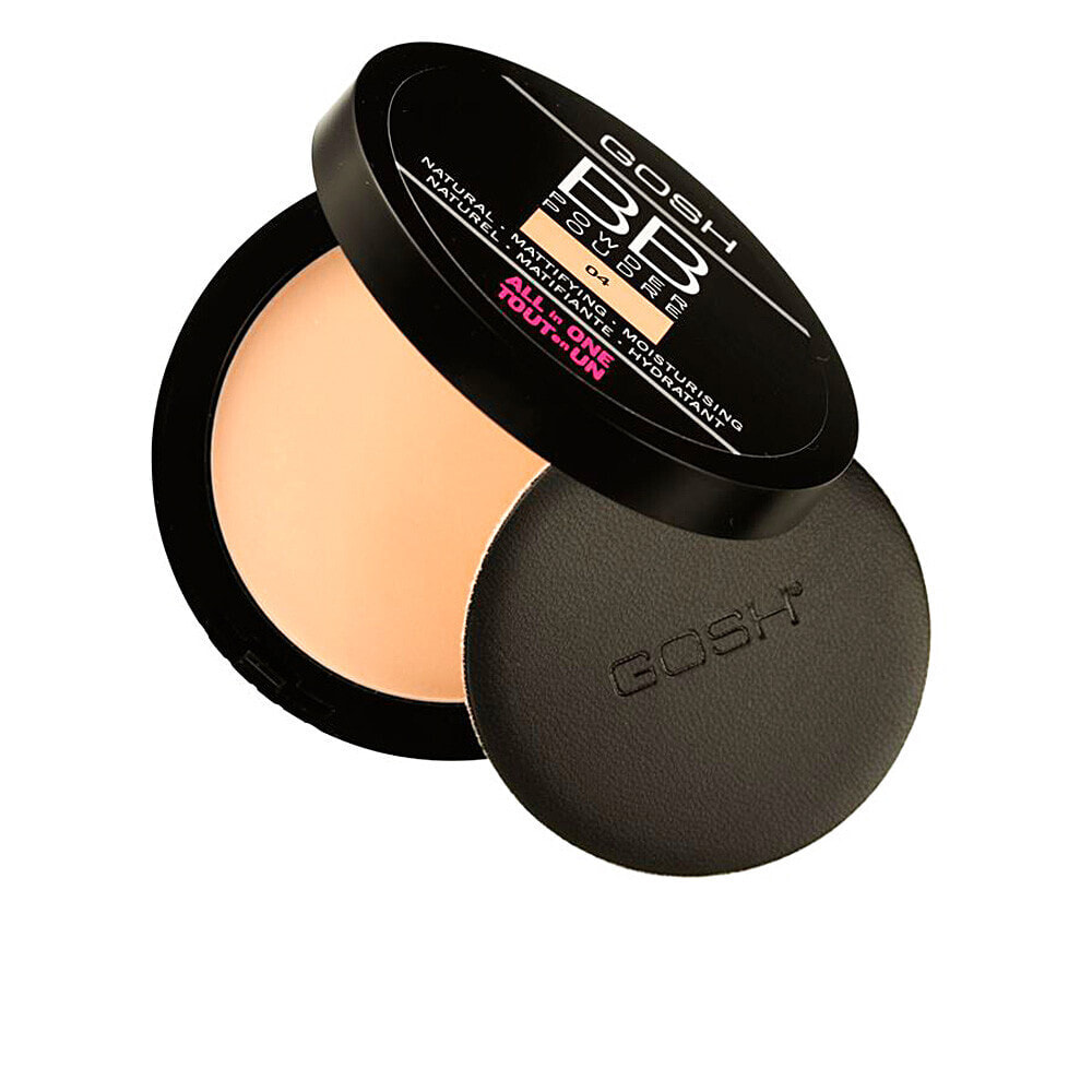 Gosh BB Powder All-in-One 04 Beige Увлажняющая и матирующая компактная тональная пудра 6.5 г