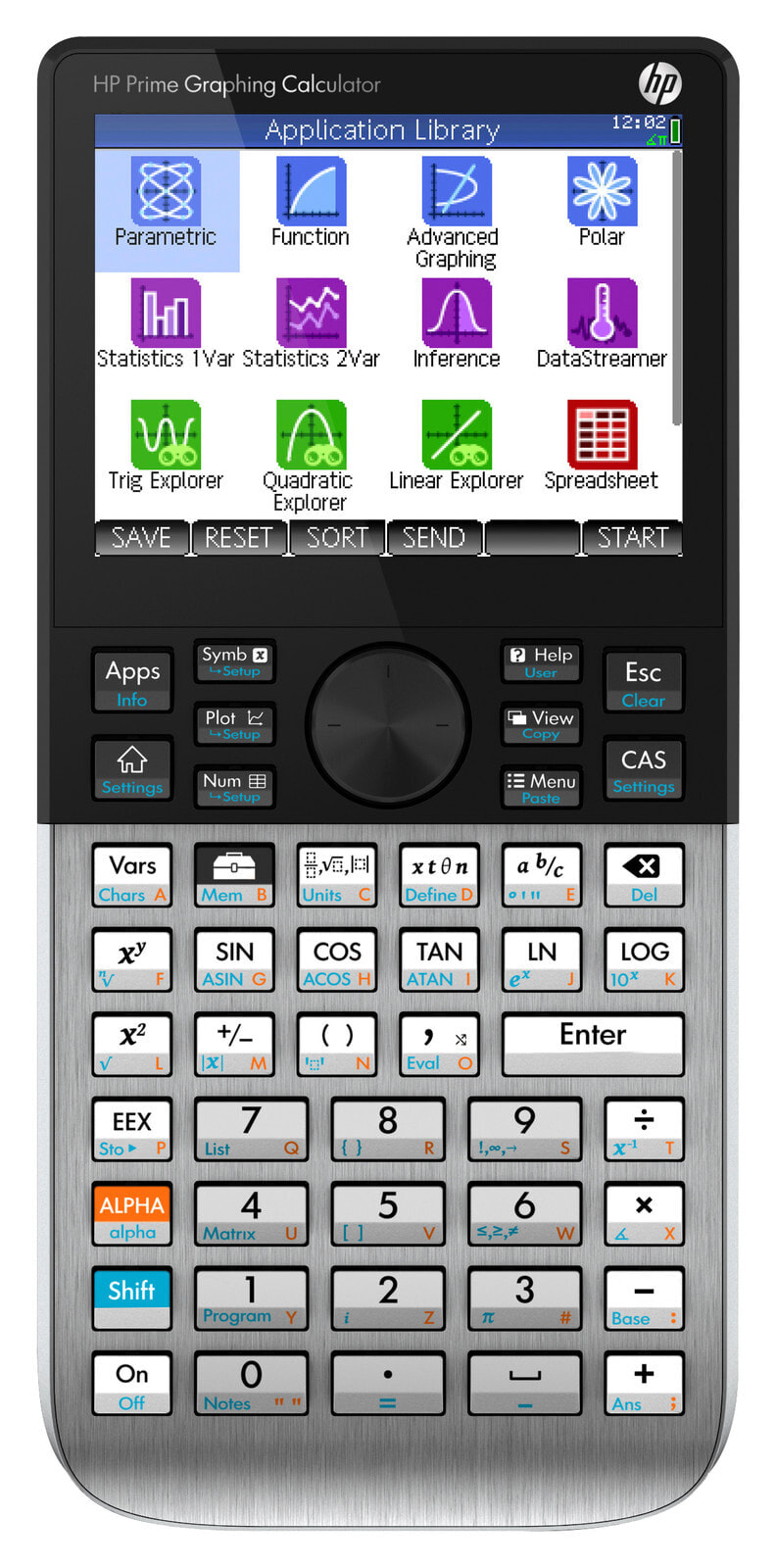 Калькулятор Настольный Графический Черный, Серебряный  HP Prime 2AP18AA