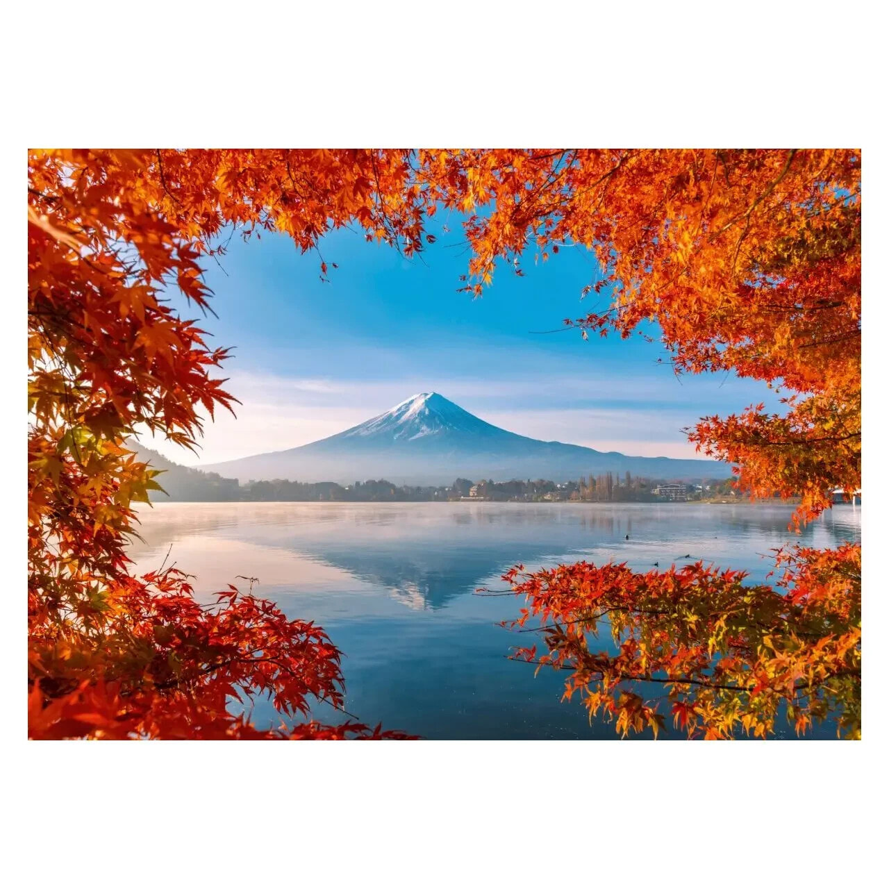 Puzzle Herbstpracht des Berges Fuji