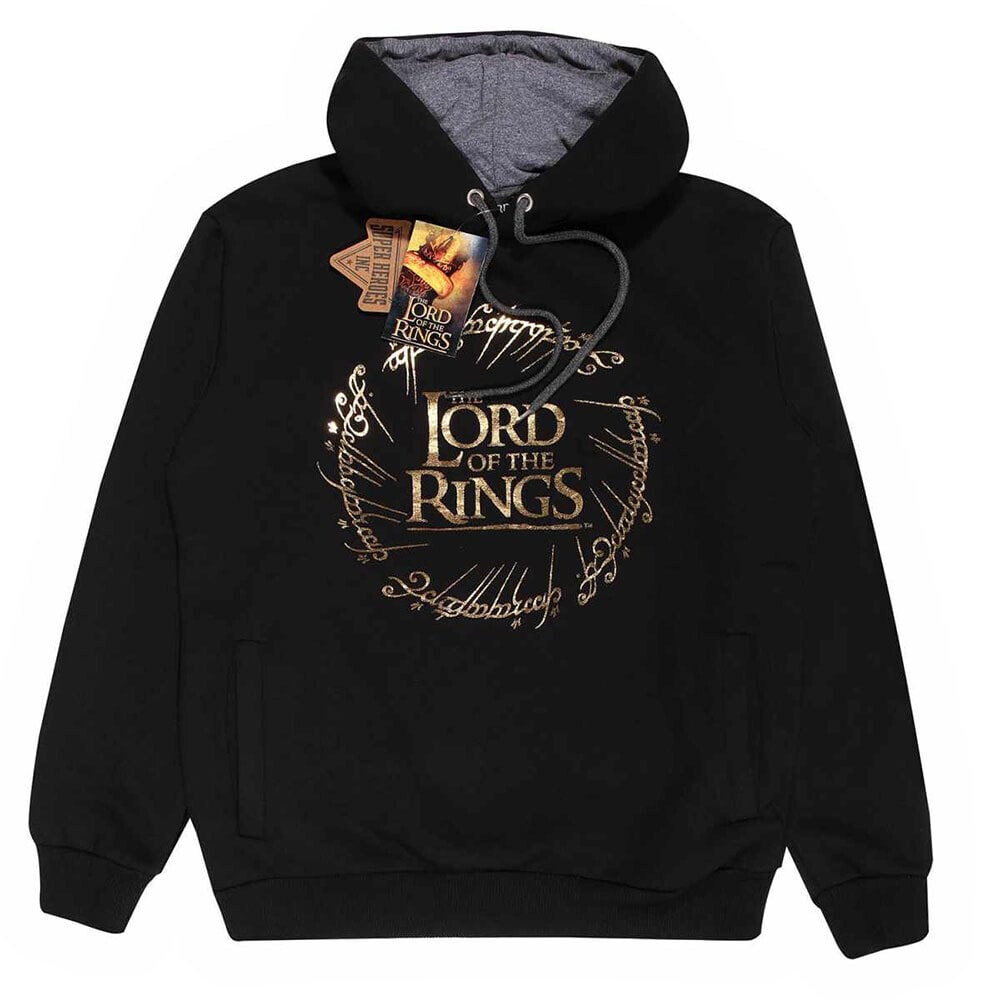 HEROES Official Lord Of The Rings Gold Foil Logo Hoodie
