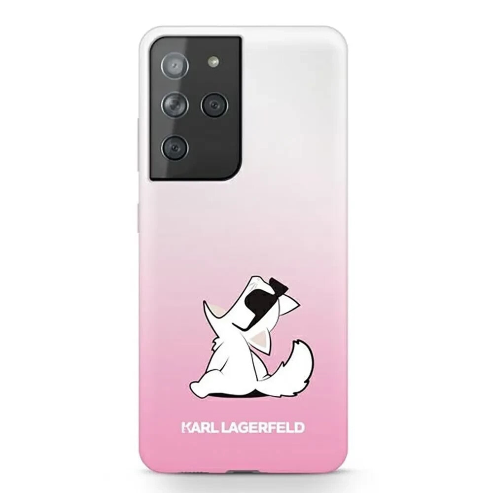 KARL LAGERFELD KLHCS21LCFNRCPI S21 Ultra G998 Choupette Fun phone case