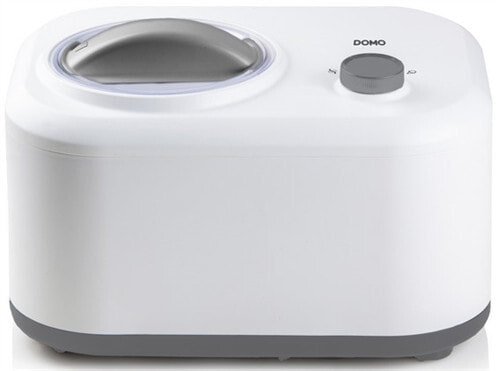 Domo SORBETIERE DO9243I - Compressor ice cream maker - 1 L - 1 bowls - -18 - -35 °C - White