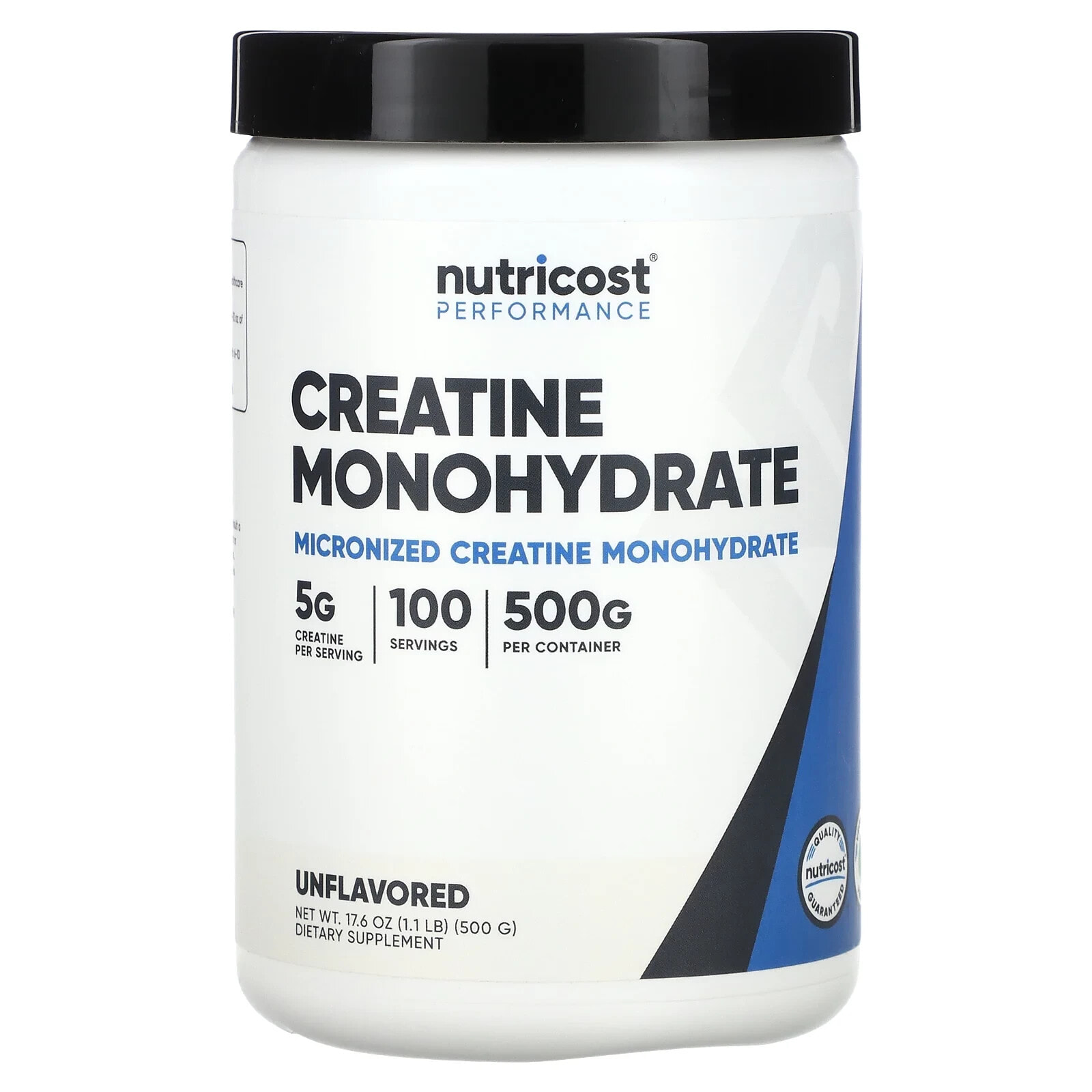 Performance, Creatine Monohydrate, Unflavored, 1.1 lbs (500 g)