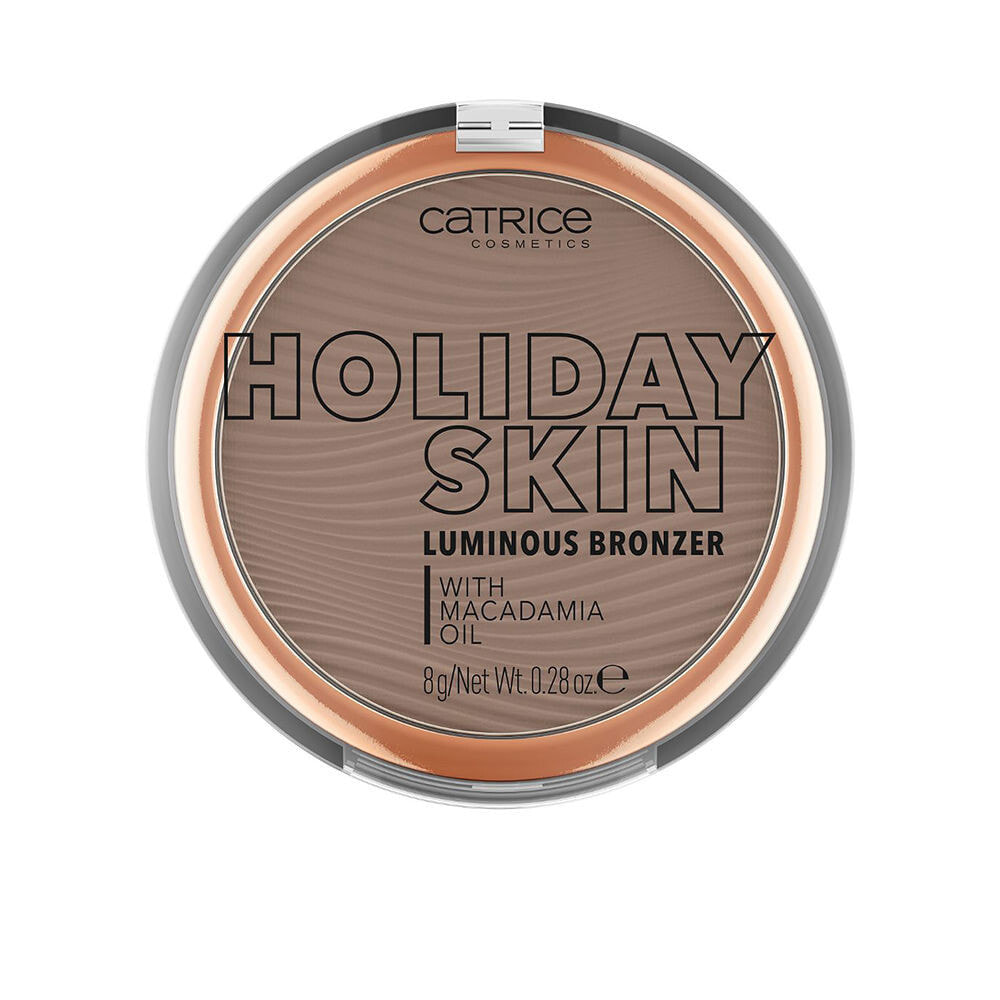 Catrice Holiday Skin Luminous Bronzer 020-off to the island Сияющий бронзер для лица с маслами макадамии  8 г