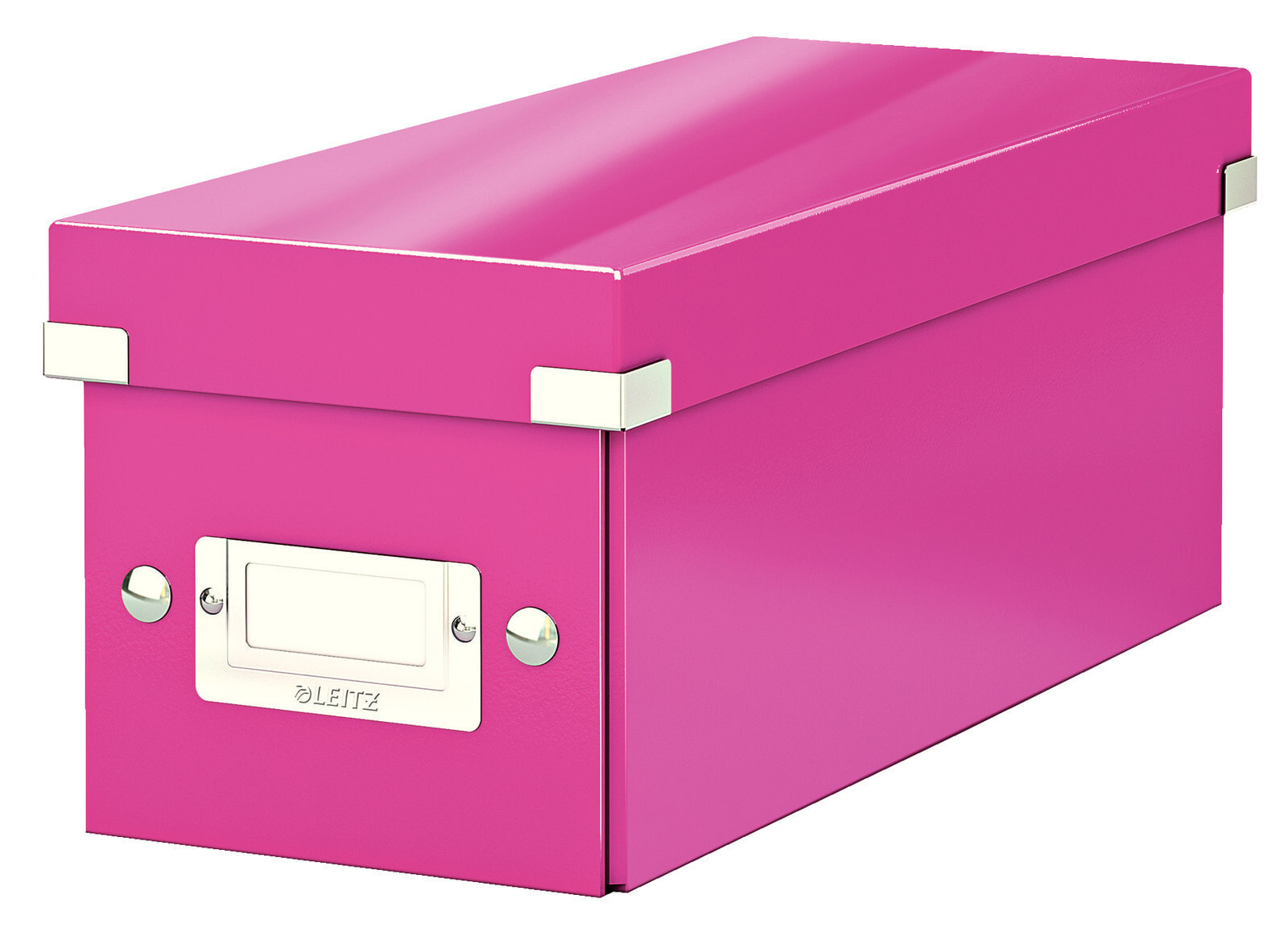 Leitz 60410023 коробка для хранения оптических дисков 160 диск (ов) Розовый Картон, ДВП